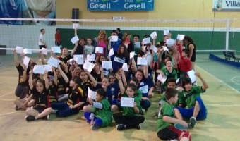 Cierre 2015 del mini voley